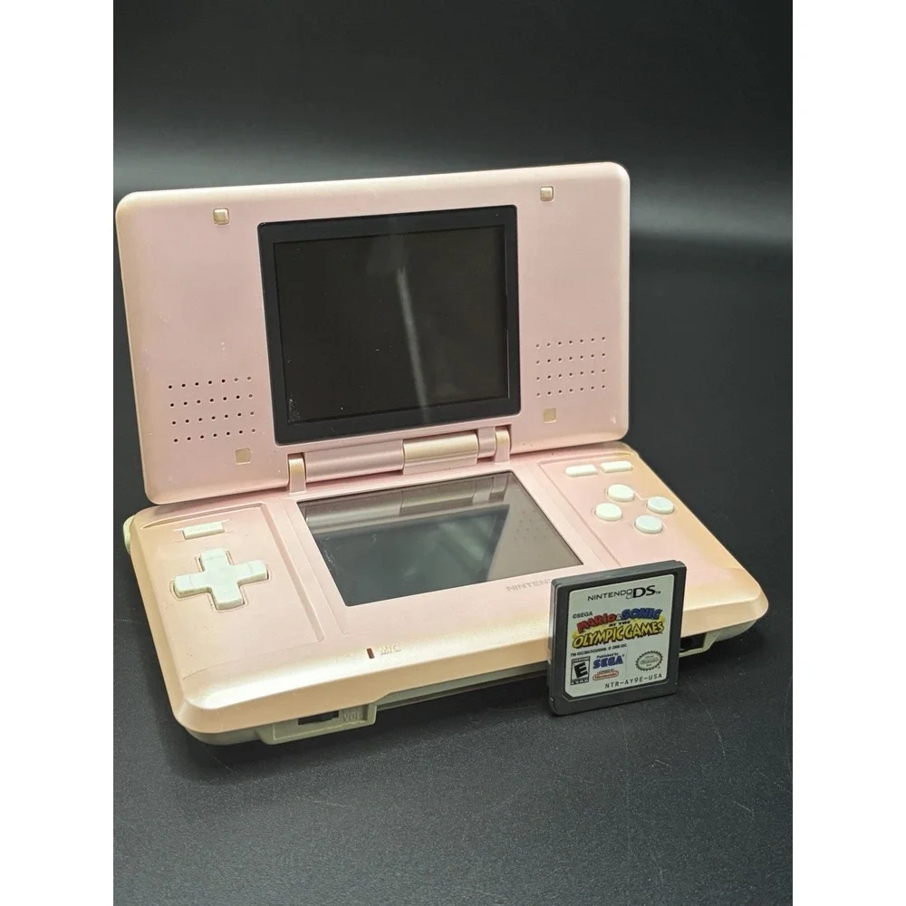 Nintendo DS Original Console Pink / NTR-001/2004-***READ***PARTS/Power On-Reads